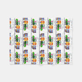 Züge Fleecedecke (Vorderseite (Horizontal))