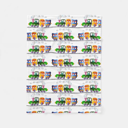 Züge Fleecedecke (Vorderseite)