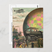 Züge, Flugzeug und alles andere Postkarte (Vorne/Hinten)