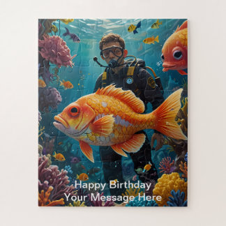 Züge, Flugzeug und Unterwassererlebnis Puzzle