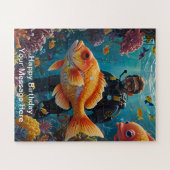 Züge, Flugzeug und Unterwassererlebnis Puzzle (Horizontal)