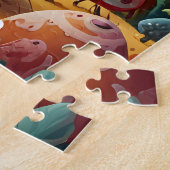 Züge, Flugzeug und Unterwassererlebnis Puzzle (Seite)