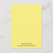 Züge für neutrale Tiere | Retro-Babydusche Begleitkarte (Rückseite)