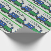 Züge Geschenkpapier (Ecke)