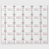 Züge Geschenkpapier (Flach)