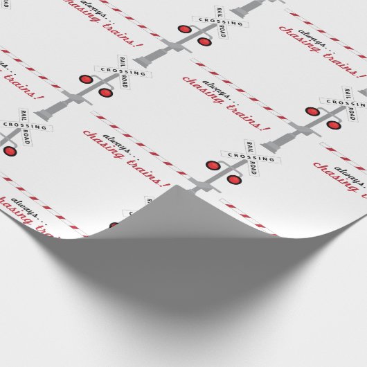 Züge Geschenkpapier (Ecke)