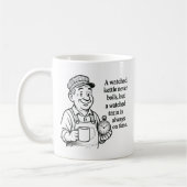 Züge immer pünktlich beobachten - Fahrergewohnheit Kaffeetasse (Links)