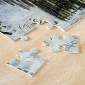 Züge in Snow Monet Kunstvoll wandern Puzzle (Seite)