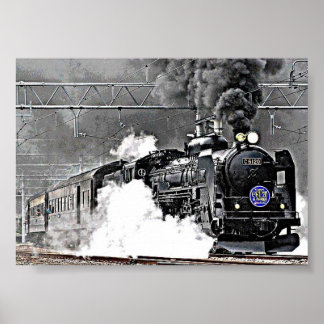 Züge Japan Rail Poster