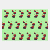 Züge mit Herz Geschenkpapier Set (Vorderseite 2)