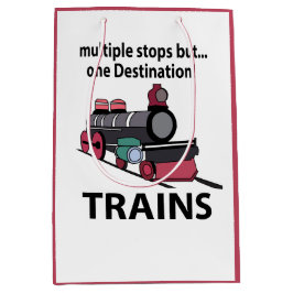 Züge mit mehreren Haltestellen, jedoch mit nur ein Mittlere Geschenktüte