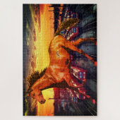 Züge Pferde Puzzle (Vertikal)