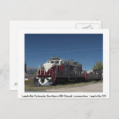 Züge Post Card Postkarte (Vorne/Hinten)