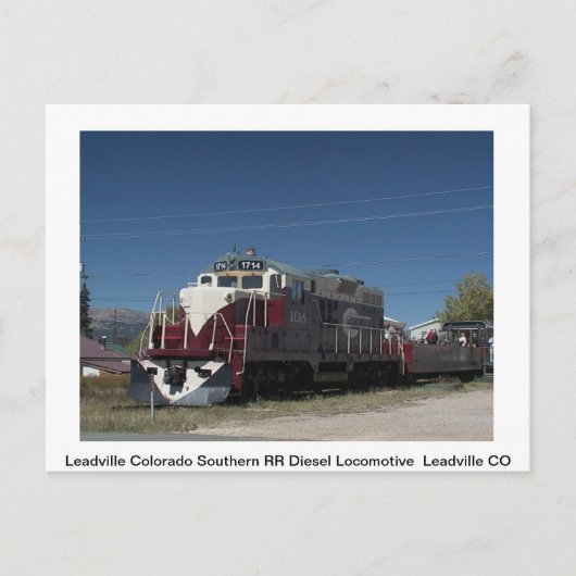 Züge Post Card Postkarte (Vorderseite)