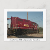 Züge Post Card Postkarte (Vorderseite)