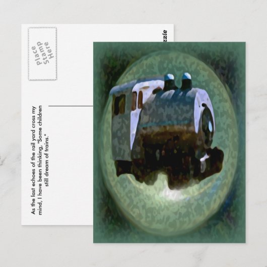 Züge Postkarte (Vorne/Hinten)