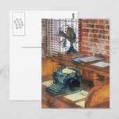 Züge - Station Master's Office Postkarte (Vorne/Hinten)