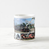 Züge von Kuba Kaffeetasse (Mittel)