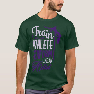 Züge wie ein Athlet T-Shirt