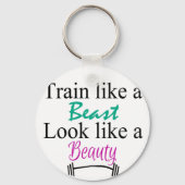 Züge wie ein Tier Schlüsselanhänger (Vorderseite)