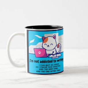 Zugegeben an das Schreiben: Die Schreibschachtel Zweifarbige Tasse