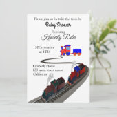 Zugeinladung Einladung (Stehend Vorderseite)