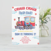 Zugeinladungen Einladung (Stehend Vorderseite)