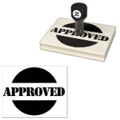 Zugelassene Briefmarke aus Groß-Hölzern mit Nasska Gummistempel (Stempel)