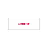 "ZUGELASSENE" Briefmarke Permastempel (Design)