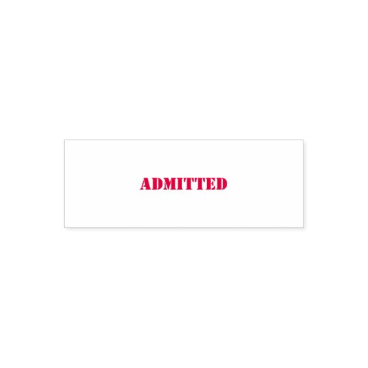 "ZUGELASSENE" Briefmarke Permastempel (Design)