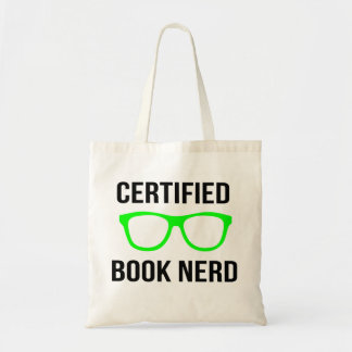Zugelassene Buch-Nerd-Taschen-Tasche Tragetasche
