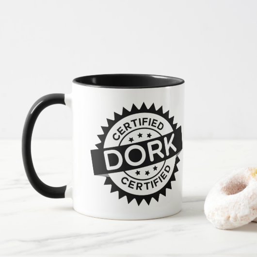 Zugelassene Depp-Tasse Tasse (Mit Donut)