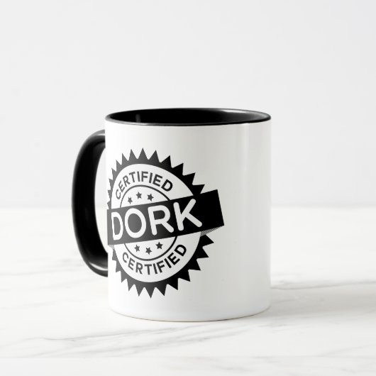 Zugelassene Depp-Tasse Tasse (Vorderseite Links)