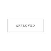 Zugelassene Dokumentmarke | Office Essential Permastempel (Design)