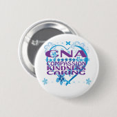 Zugelassene Krankenschwestern behilflich Button (Vorne & Hinten)