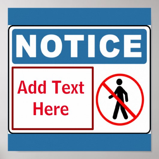 Zugelassene Person, Text hinzufügen, Signieren Poster (Vorne)