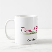 Zugelassene Zahnarzthelfer-Tasse Kaffeetasse (Links)