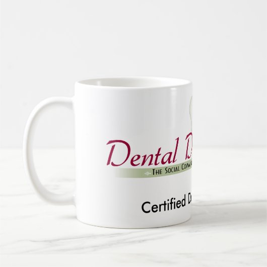 Zugelassene Zahnarzthelfer-Tasse Kaffeetasse (Links)