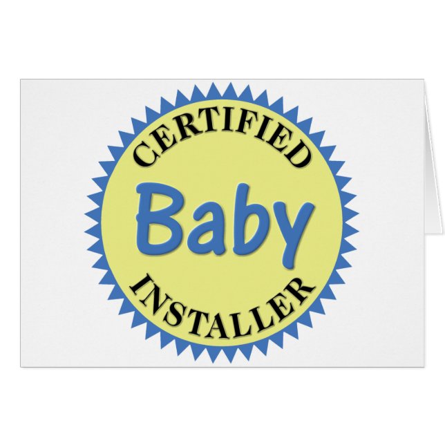 Zugelassener Baby-Installateur (Vorderseite (Horizontal))