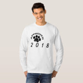 Zugelassener chinesischer Hund nach Jahrgang, lang T-Shirt (Vorne ganz)