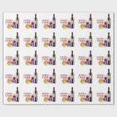 Zugelassener Feinschmecker Geschenkpapier (Flach)