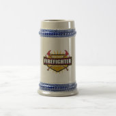 Zugelassener Feuerwehrmann Bierglas (Mittel)