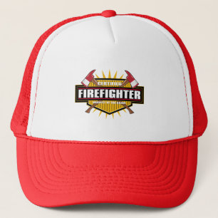 Zugelassener Feuerwehrmann Truckerkappe