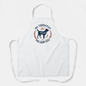 Zugelassener Furry Therapist Schürze (Vorderseite)