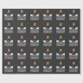 Zugelassener Huhn-Nugget-Experte - Geschenkpapier (Flach)