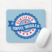 Zugelassener Kaffee-Trinker Mousepad (Mit Mouse)