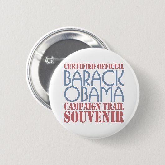 Zugelassener Obama Button (Vorne & Hinten)
