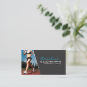 Zugelassener persönlicher Trainer Visitenkarte (Stehend Vorderseite)