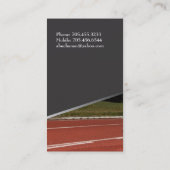 Zugelassener persönlicher Trainer Visitenkarte (Rückseite)