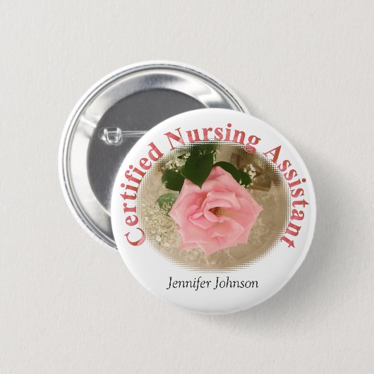 Zugelassener pflegender behilflicher Knopf Button (Vorne & Hinten)